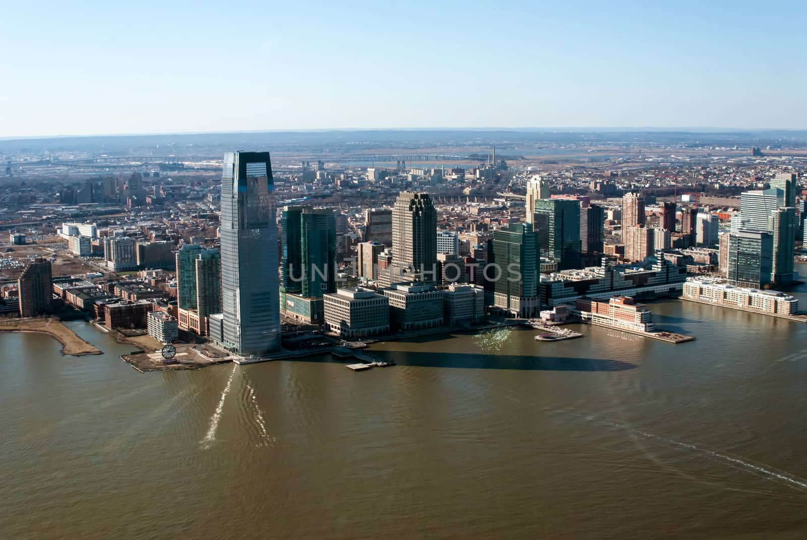 aerial view of new york city