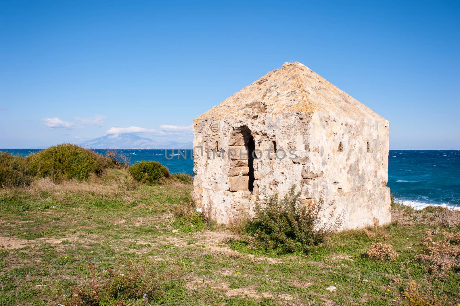 old small fort close to the sea