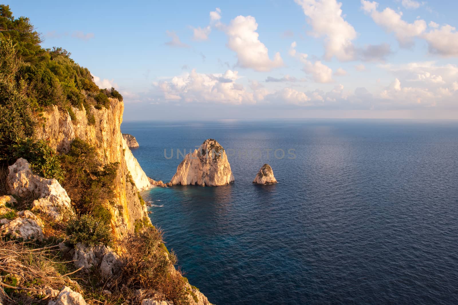 beautiful coast of an island in greece by smoxx