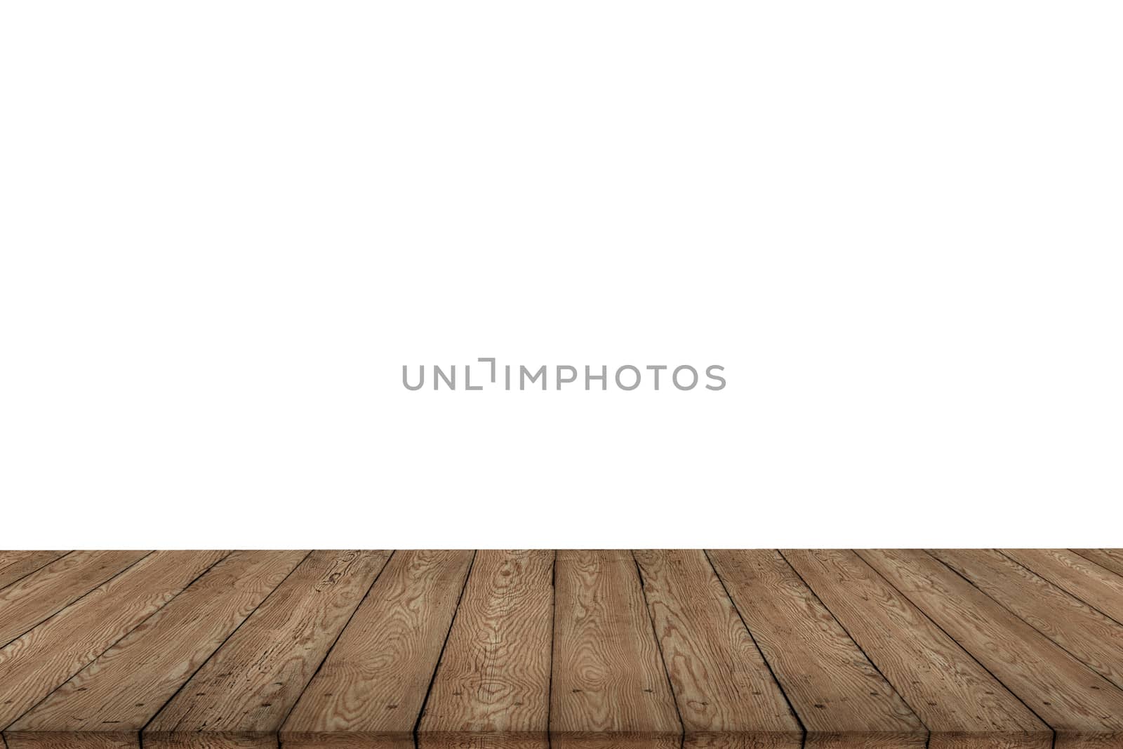 perspective vintage wood isolated on white background by ivo_13