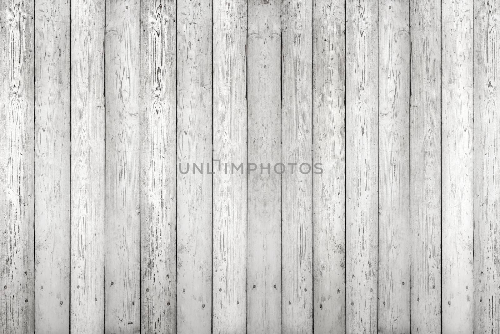 White wooden boards with texture as background. White planks