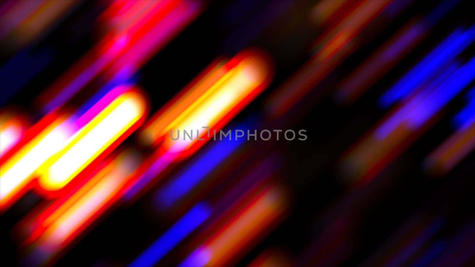 Abstract background with streak bokeh. 3d rendering digital backdrop.