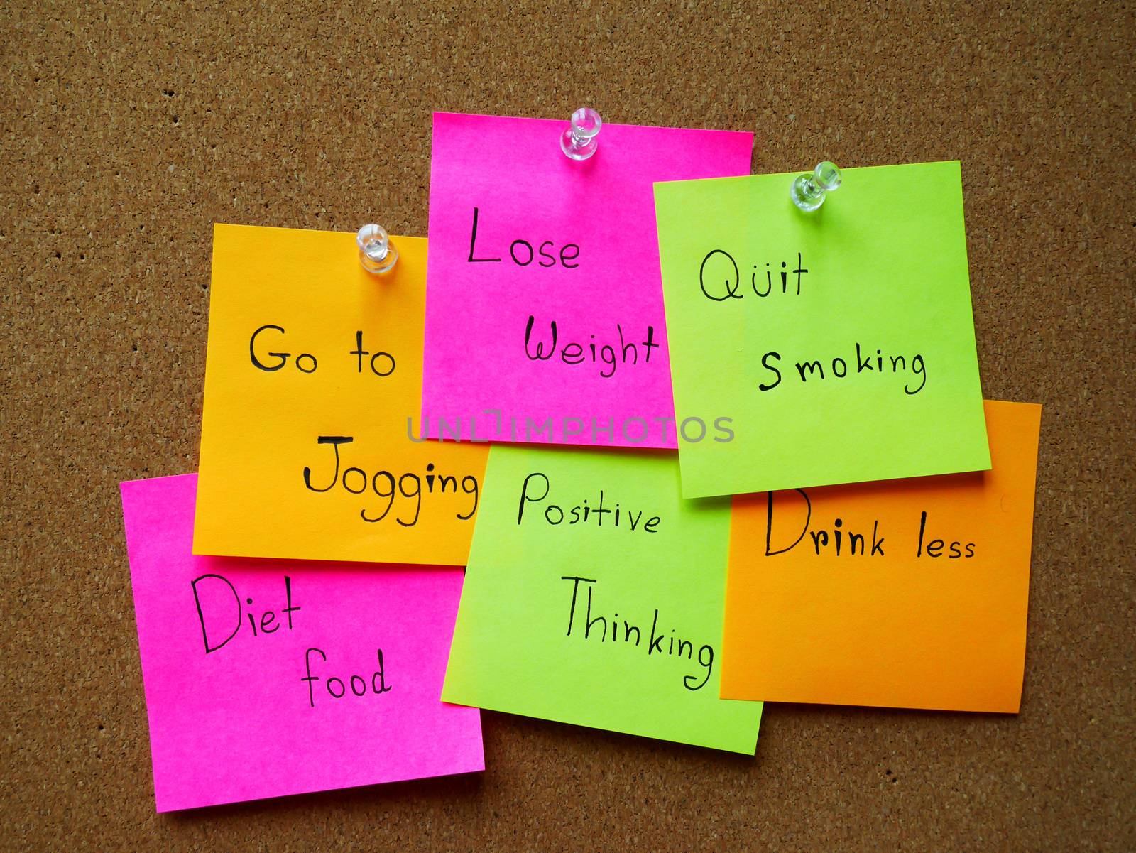 Post it note for healthy in my life