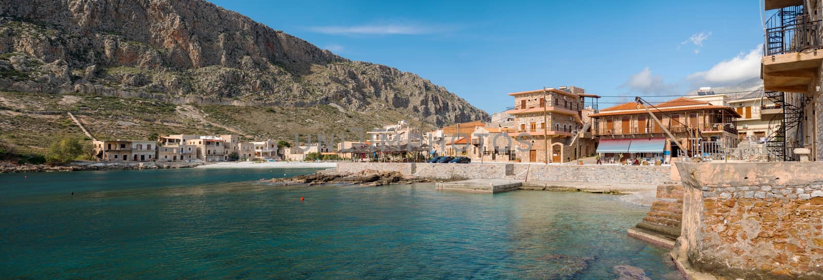 Traditional small village Gerolimenas in Mani region,Peloponnese,Greece