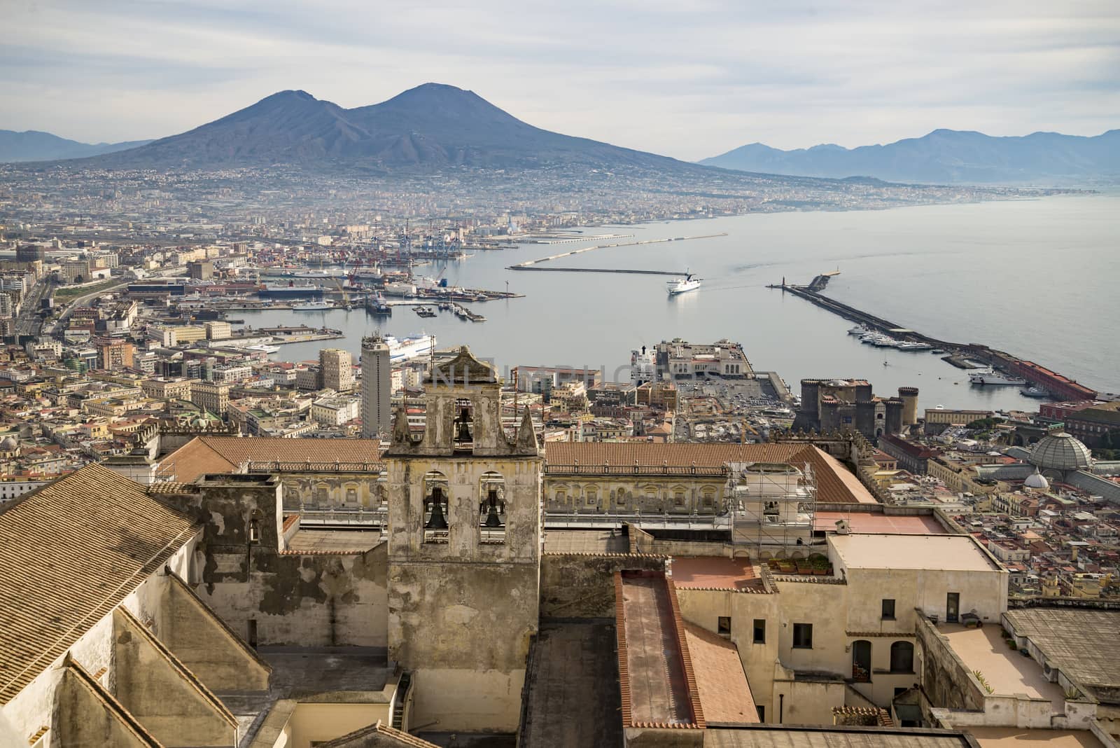 View of Naples from Castle Sant Elmo by edella