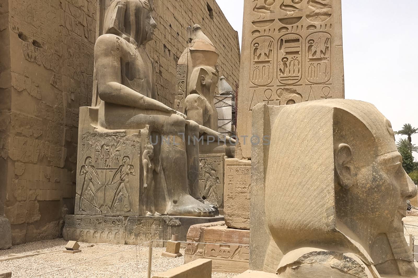 Statues of other Egypt. With the temple monuments megaliths