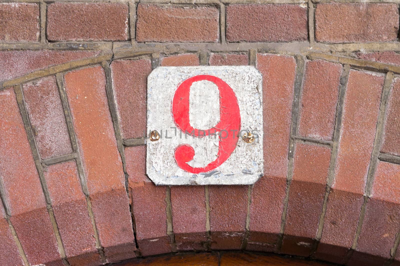 House number  nine (9)