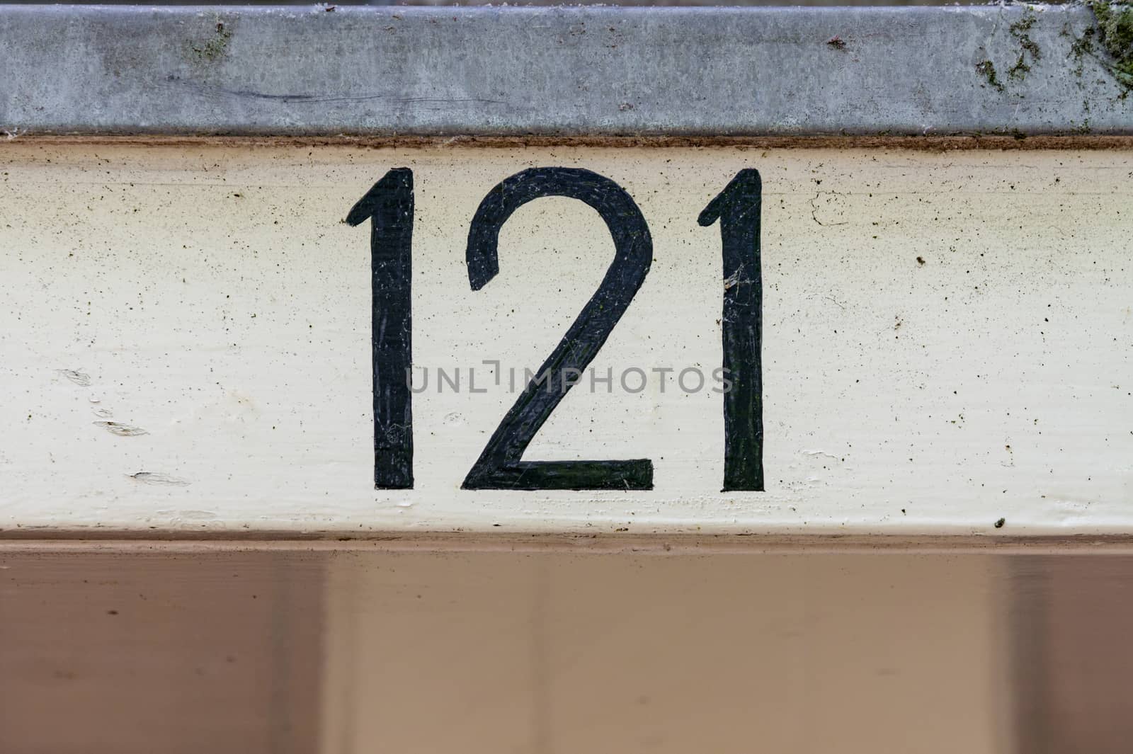 house number one hundred and twenty one.