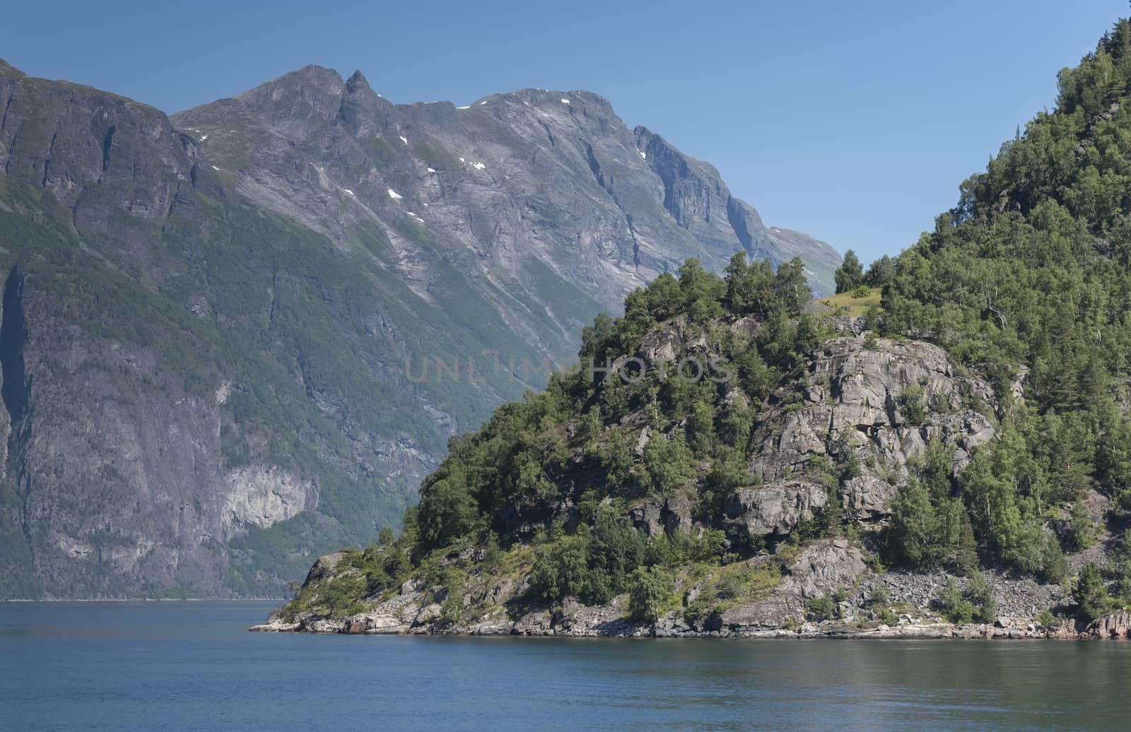landmark the famous geiranger fjord n norway