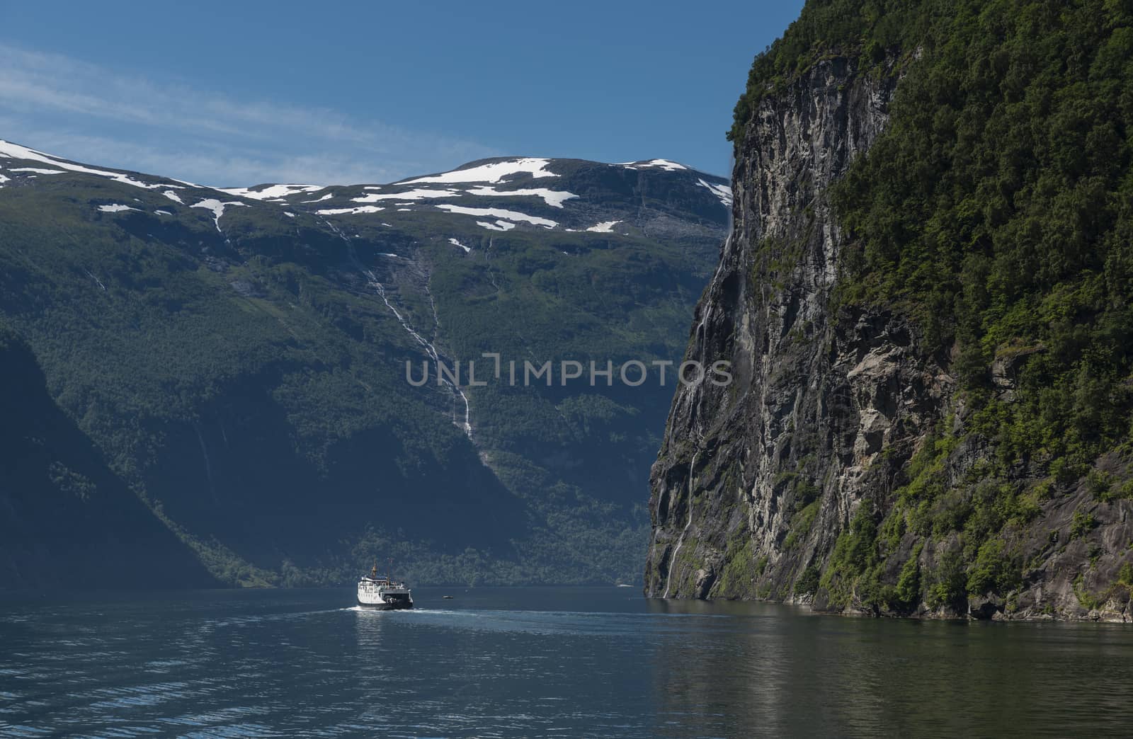 geiranger fjord norway by compuinfoto