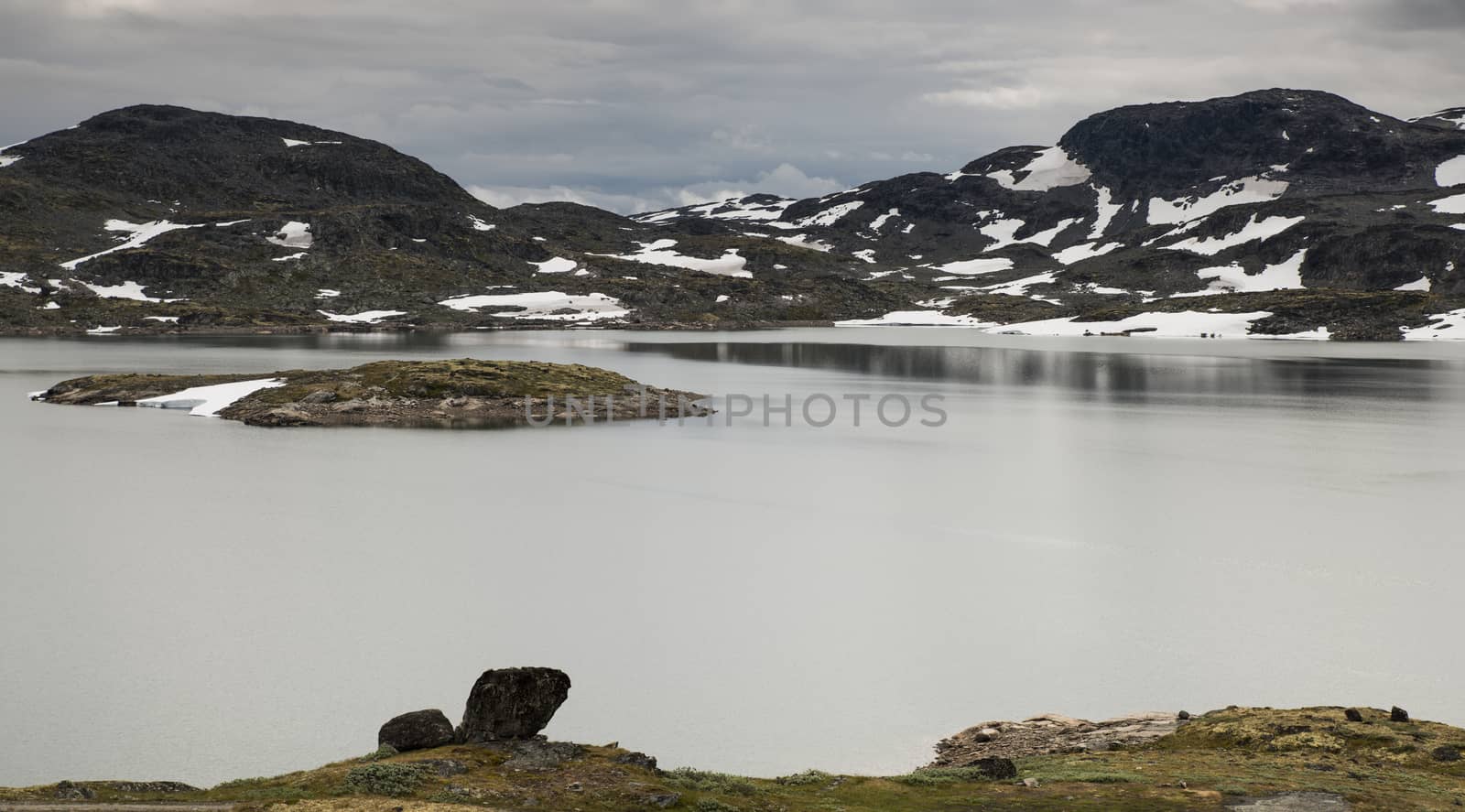 the famous County Road 55. Highest mountain road in Norway, part of National Tourist Route