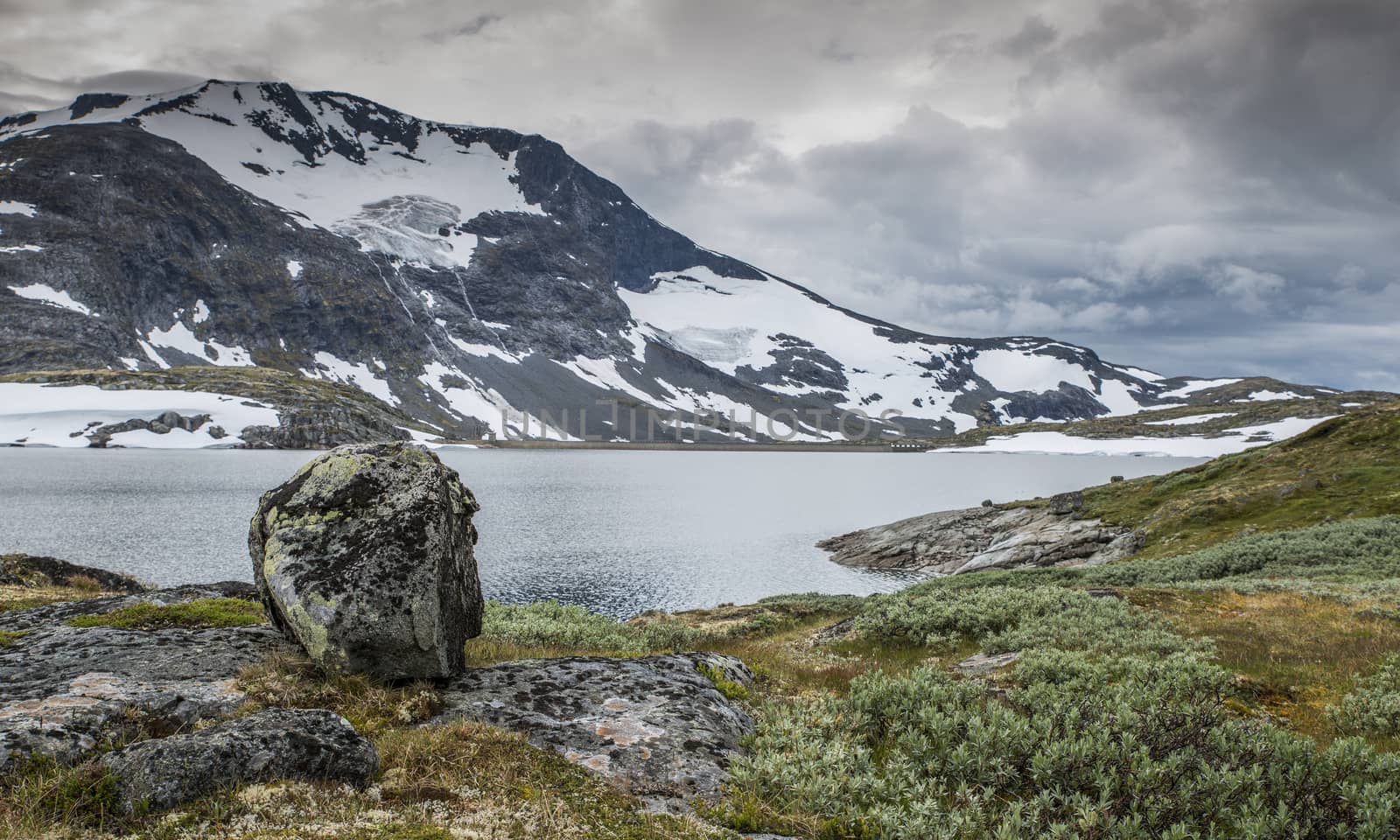 the famous County Road 55. Highest mountain road in Norway, part of National Tourist Route