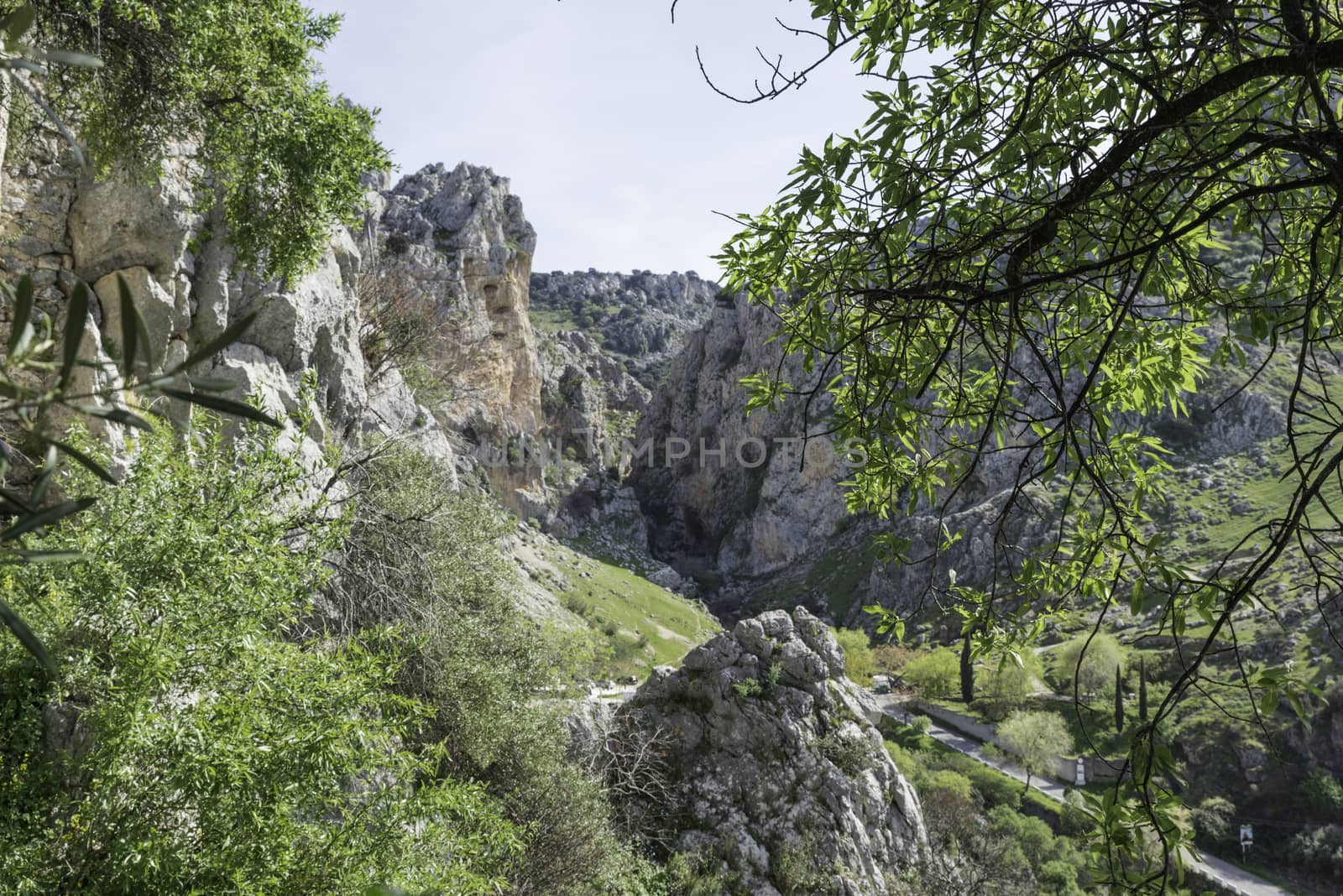 rocks and landscape in andalusia spain from the place zuheros