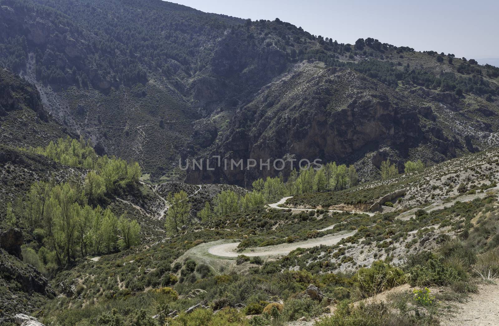 mountains landscape in andalusia spain by compuinfoto