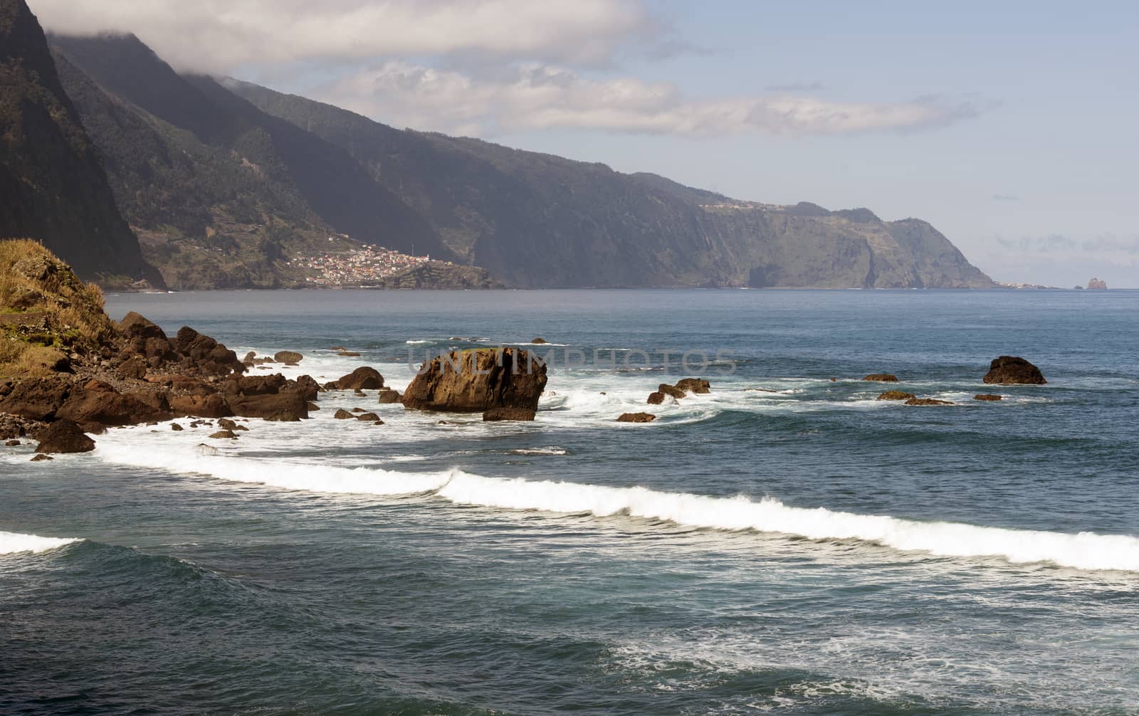the northern coastline of madeira by compuinfoto