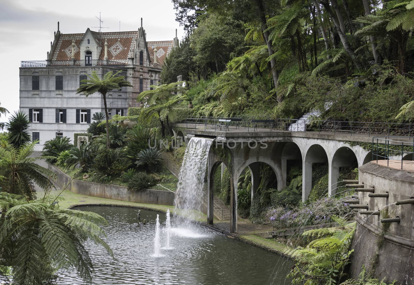 Tropican Monte Palace Garden. Funchal, Madeira, Portugal.