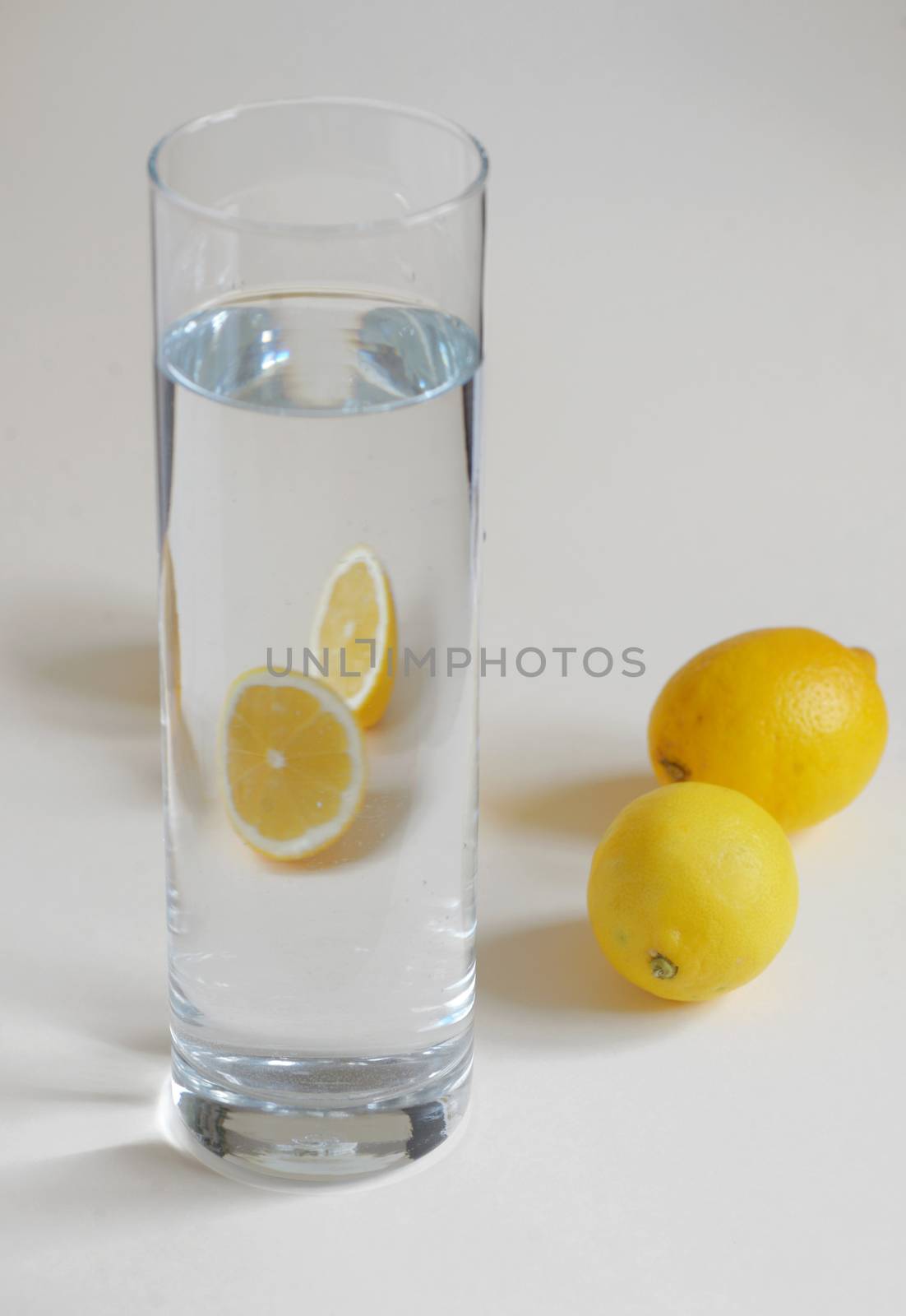 Ice Cold Water with Lemon by jordachelr