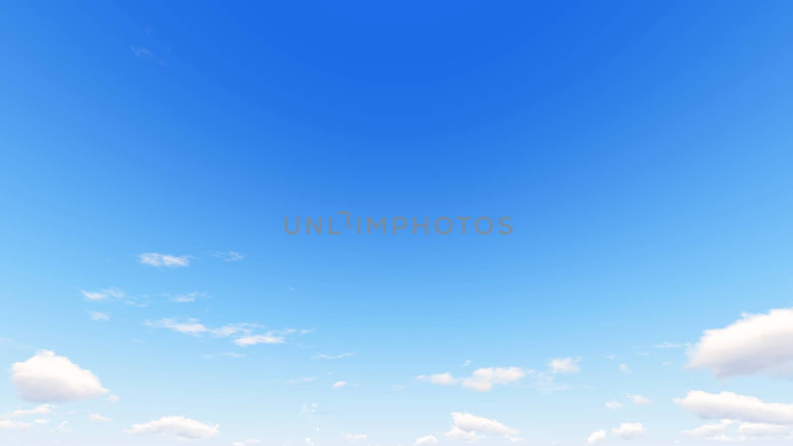 Cloudy blue sky abstract background, blue sky background with tiny clouds, 3d illustration