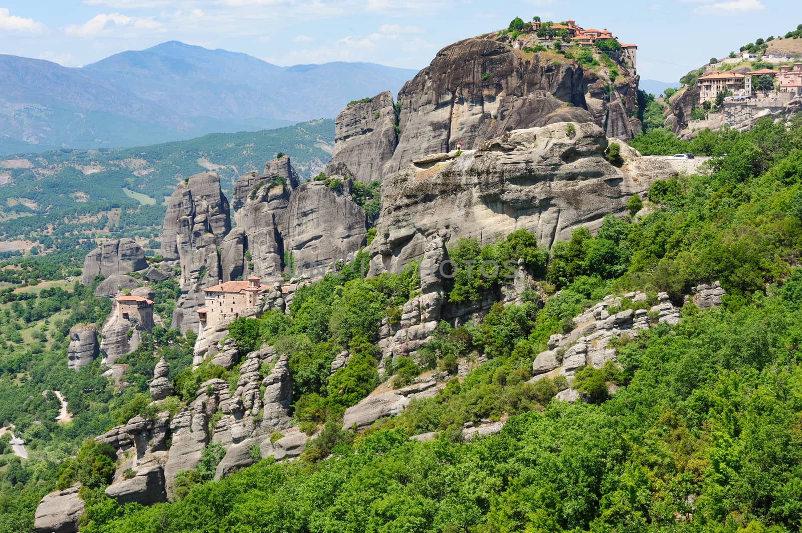 Mountain Monastery in Meteora, Greece by starush