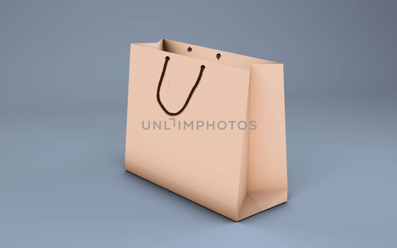 paper bag for shopping on a light background by boys1983@mail.ru