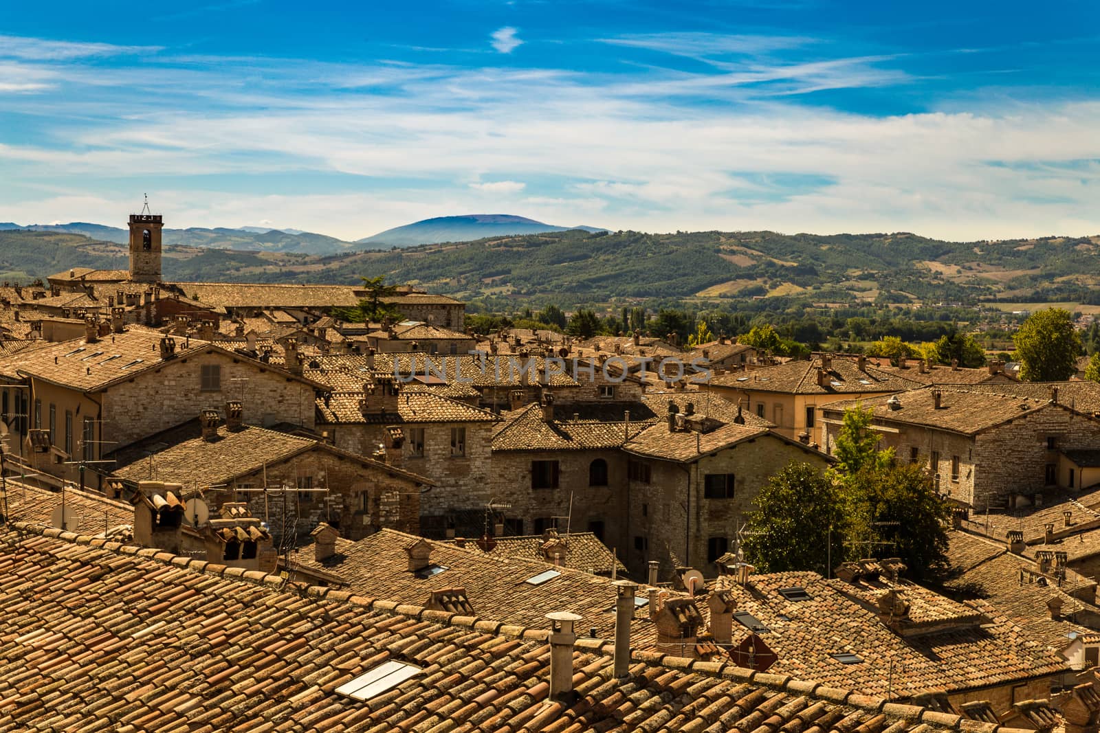 Gubbio, Italy. View of old city by alanstix64