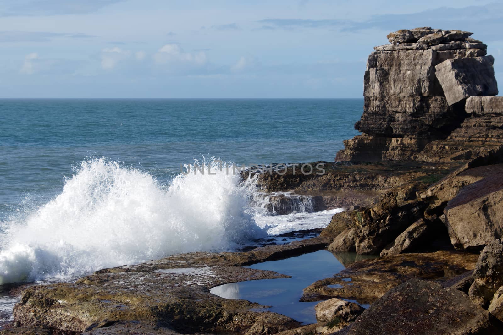 View of the Jurassic Coastline in Dorset