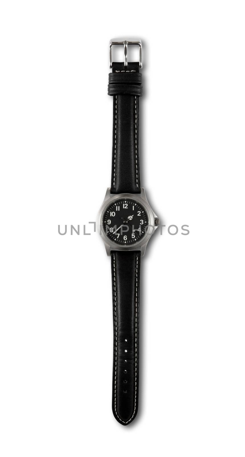 Wrist watch isolated on white background by daboost