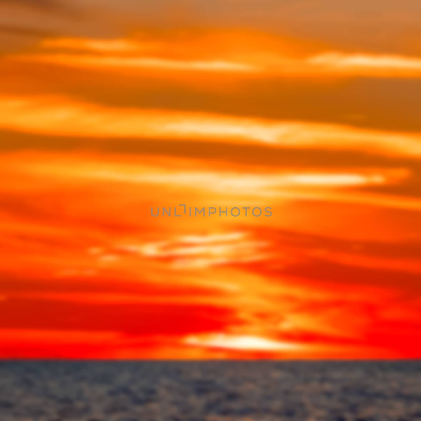 Hot sunset - blurred image by sengnsp