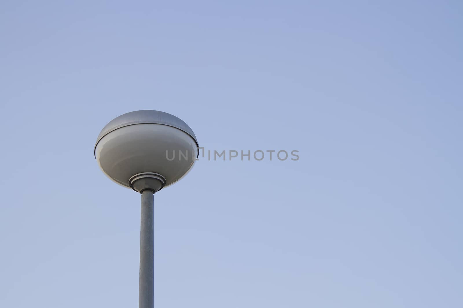Light Post With Blue Sky Background and multi light 