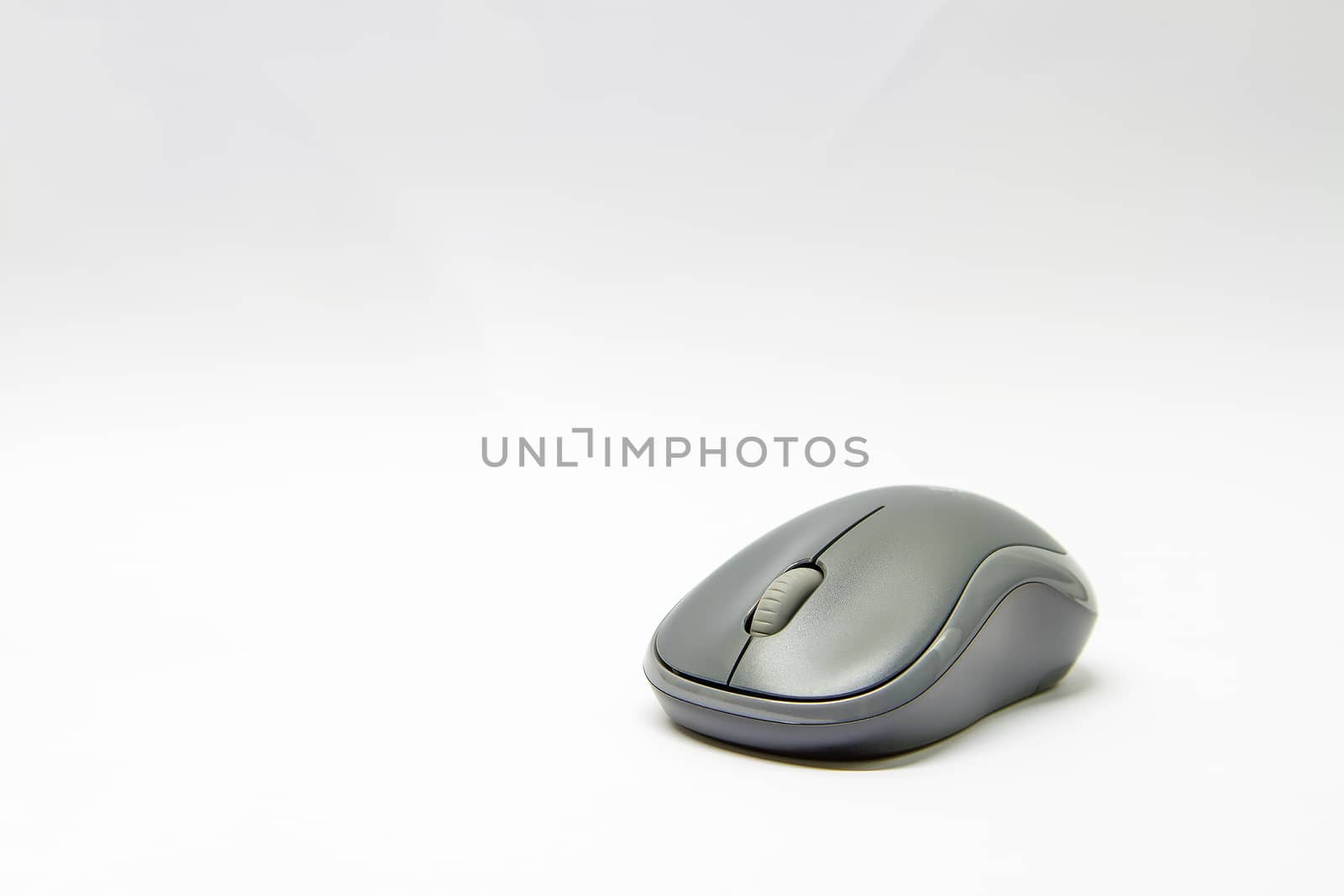Computer mouse wireless on white background by TakerWalker