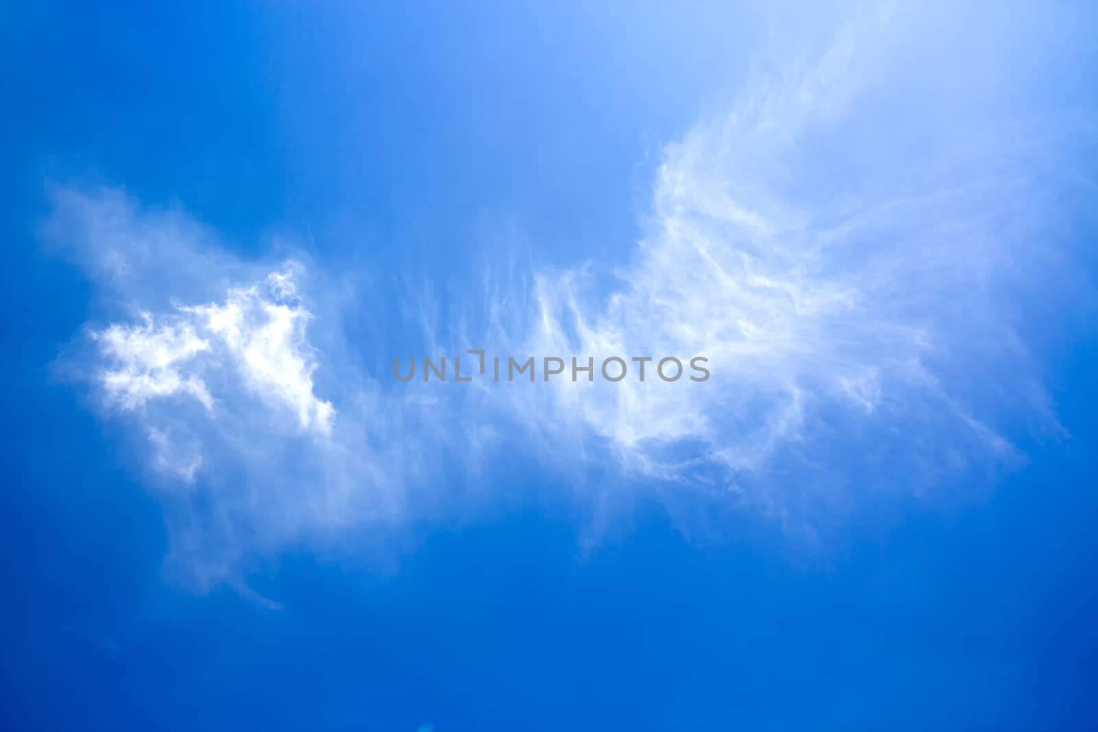 Light cloud with blue sky