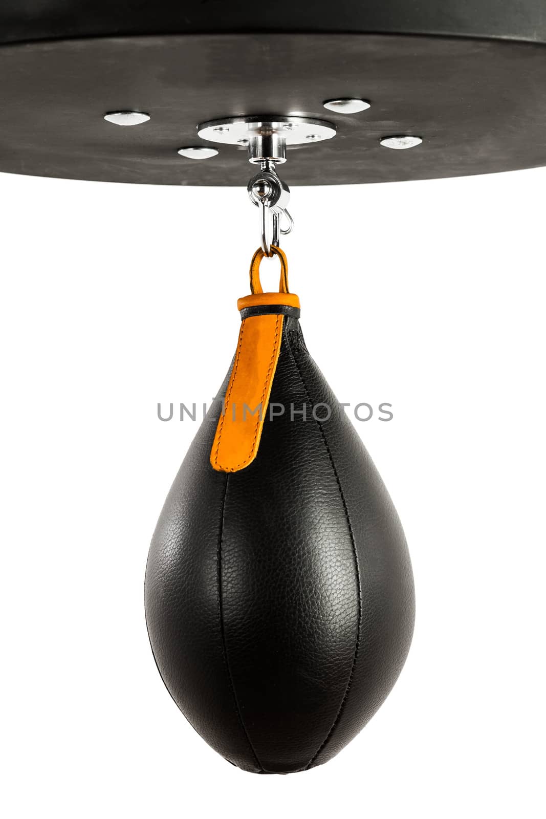 Boxing pear hanging by sveter