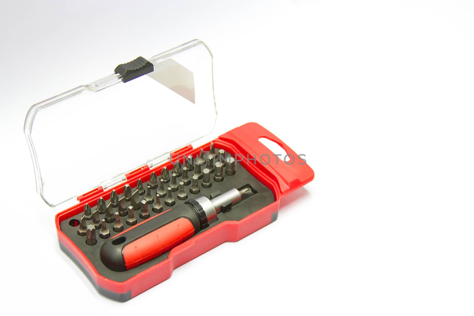 Screwdriver tool box set of Red box