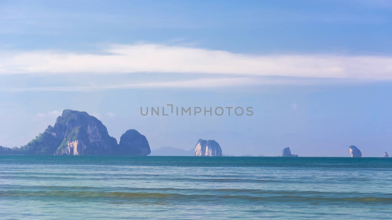 Wave of the sea on the sand beach, Beach and tropical sea, Parad by rakoptonLPN