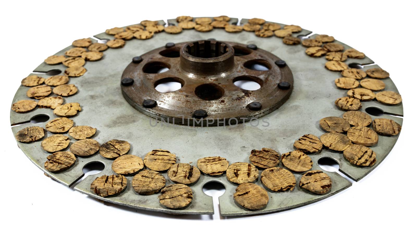 Antique automotive cork clutch disc assembly by experiencesnw