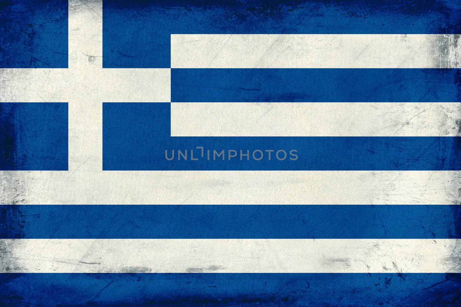Vintage national flag of Greece background by myyaym