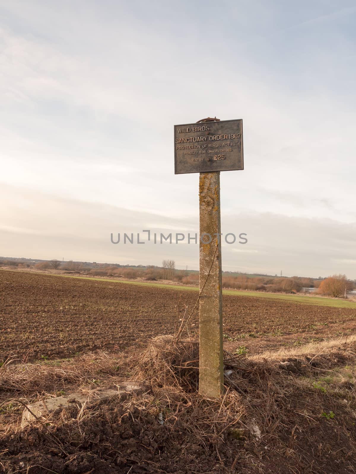 old antique retro farm sign no permission fined field private property ; essex; england; uk