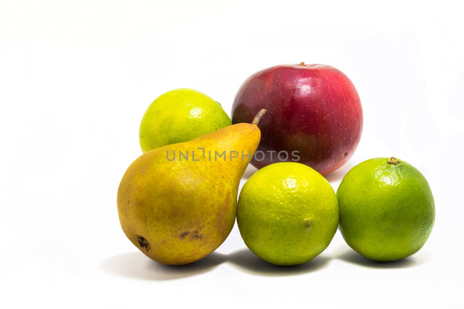 Natural fruits composition, apple lime pear by fpalaticky