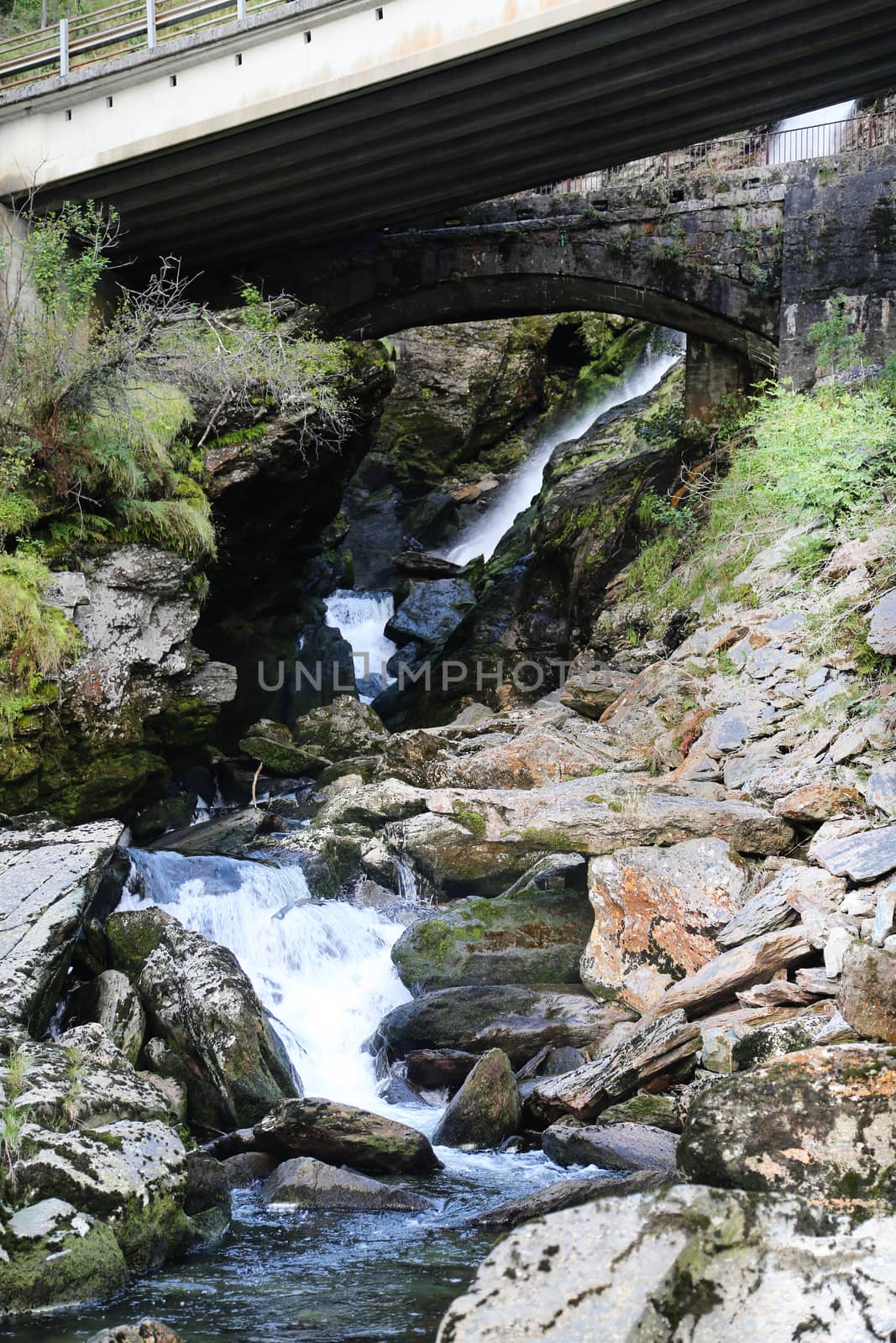 The impressive Svandalsfossen waterfall  close to Ryfylke