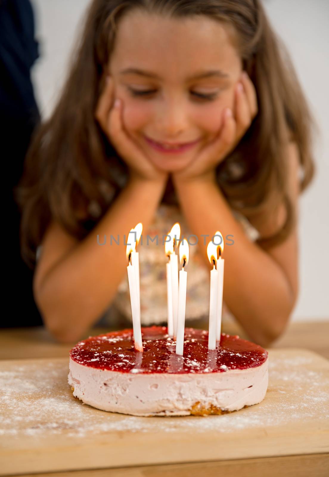 Shot of a happy young girl celebrating her birthday