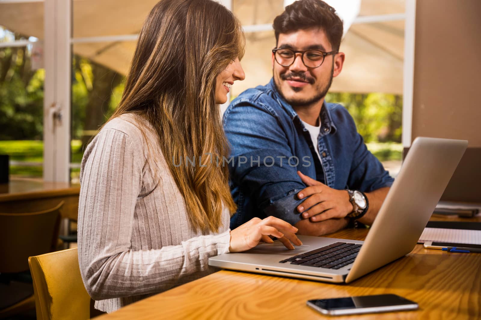 Friends studying together for the upcoming exams