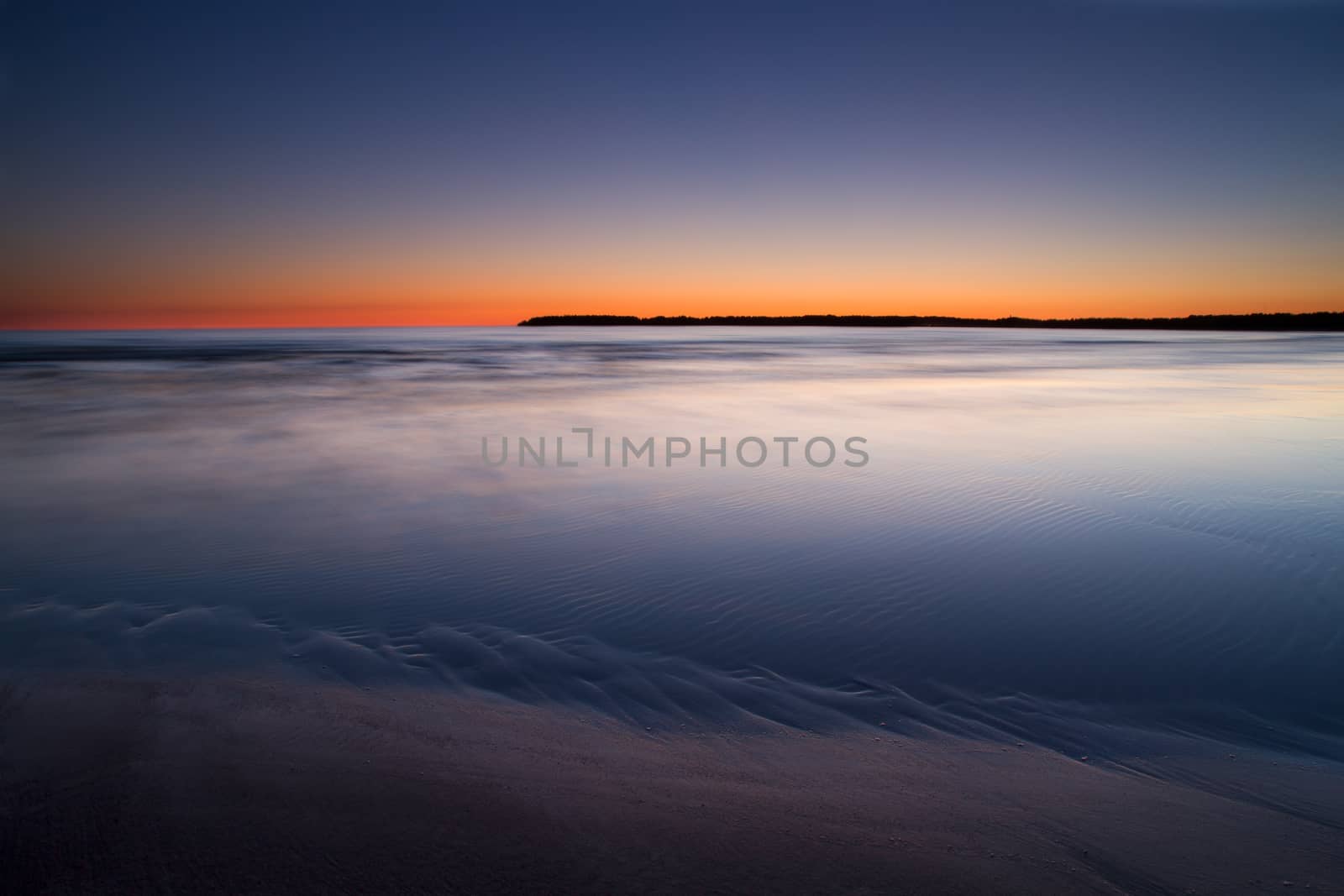 Sunset on Yyteri's sandy beach by leorantala