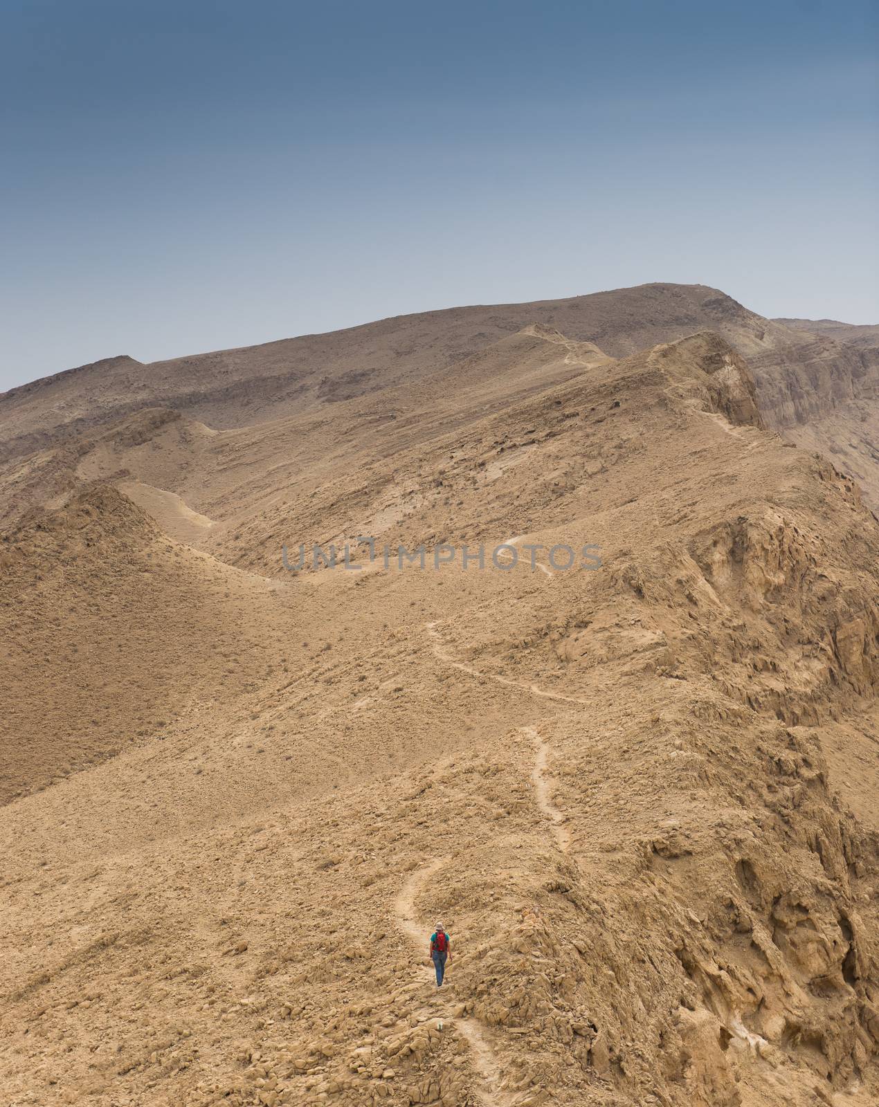 Hiking in israeli stone desert by javax