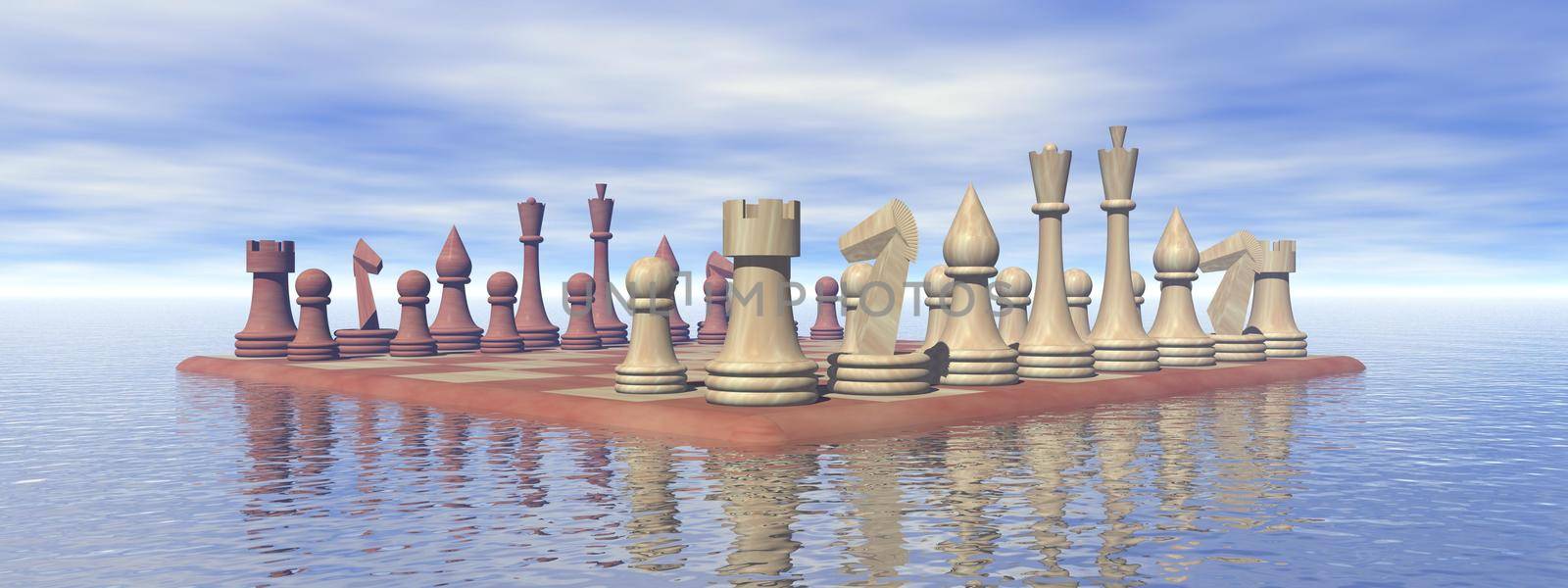 Chess business idea for competition - 3d rendering by mariephotos