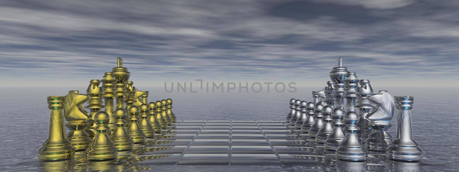 Chess business idea for competition - 3d rendering by mariephotos