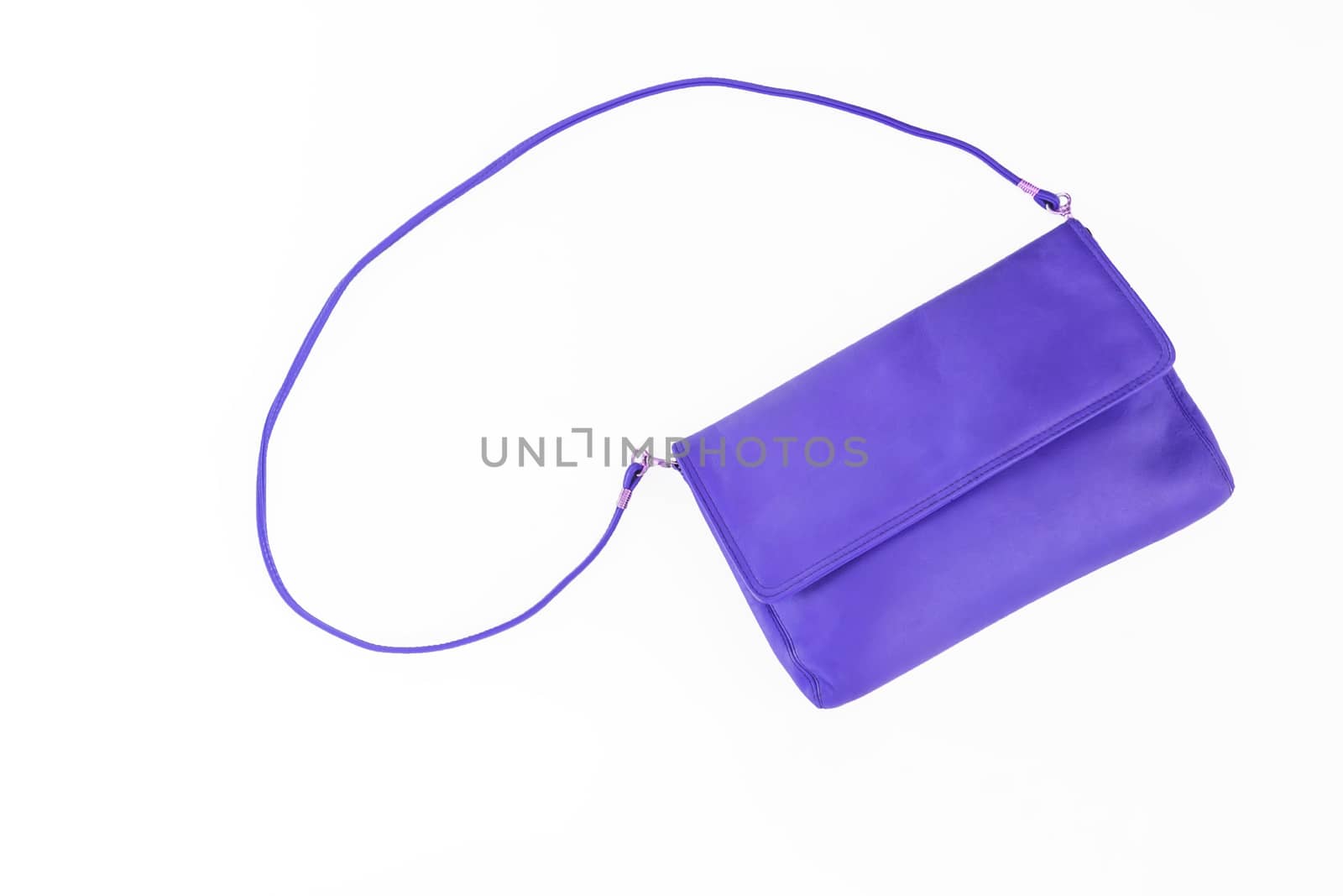 colorful fashionable clutch bag isolated on white background by Tanacha