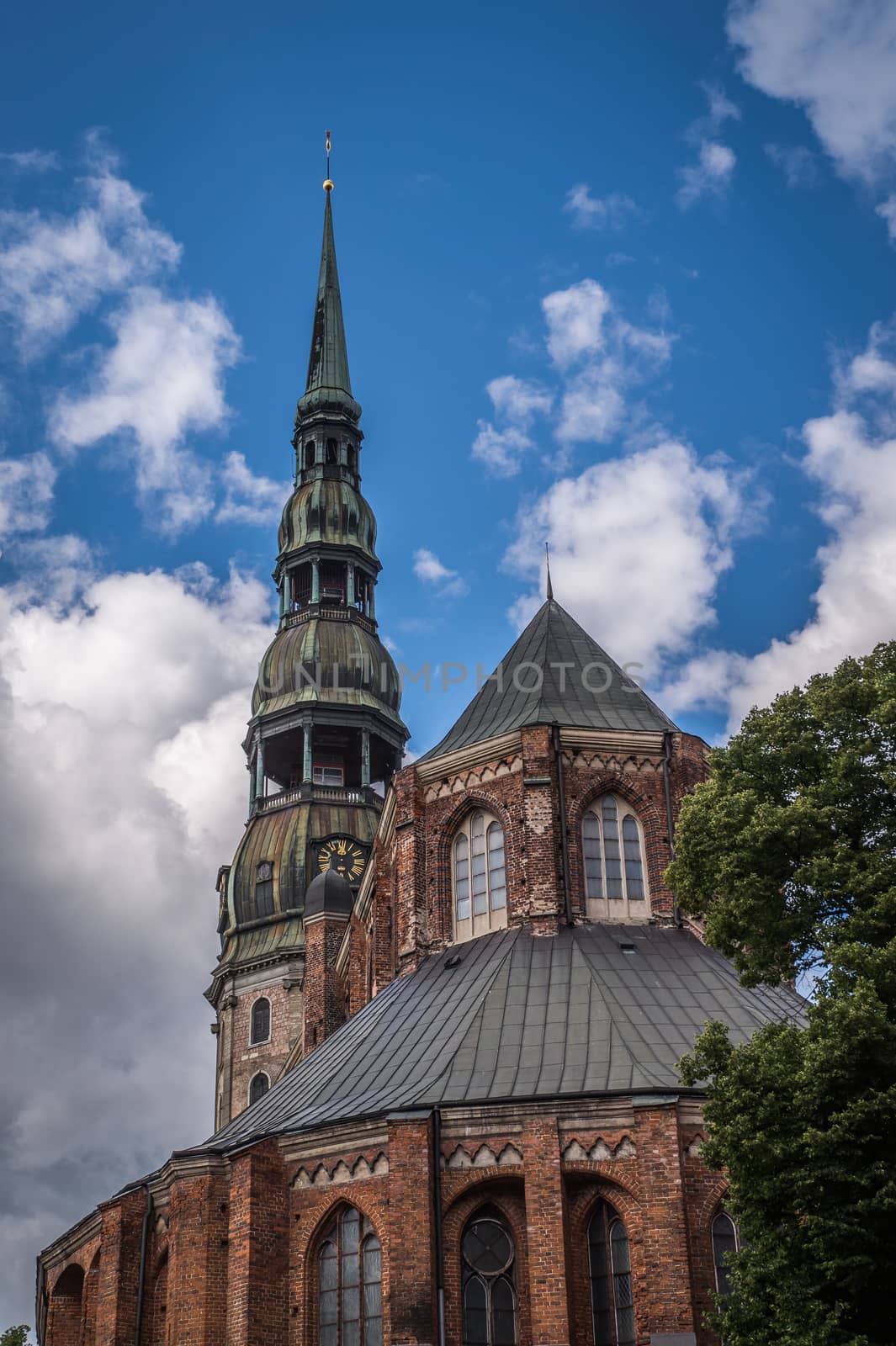 Church of St. Peter in Riga by Multipedia