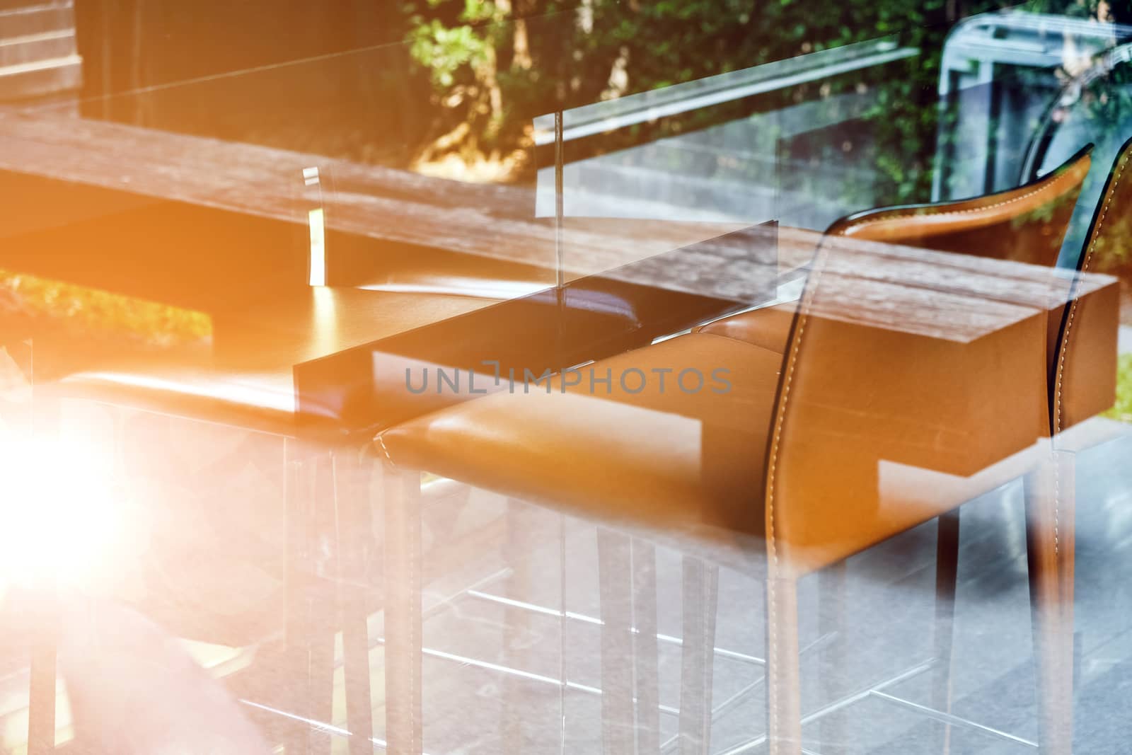 detail of Modern meeting room
