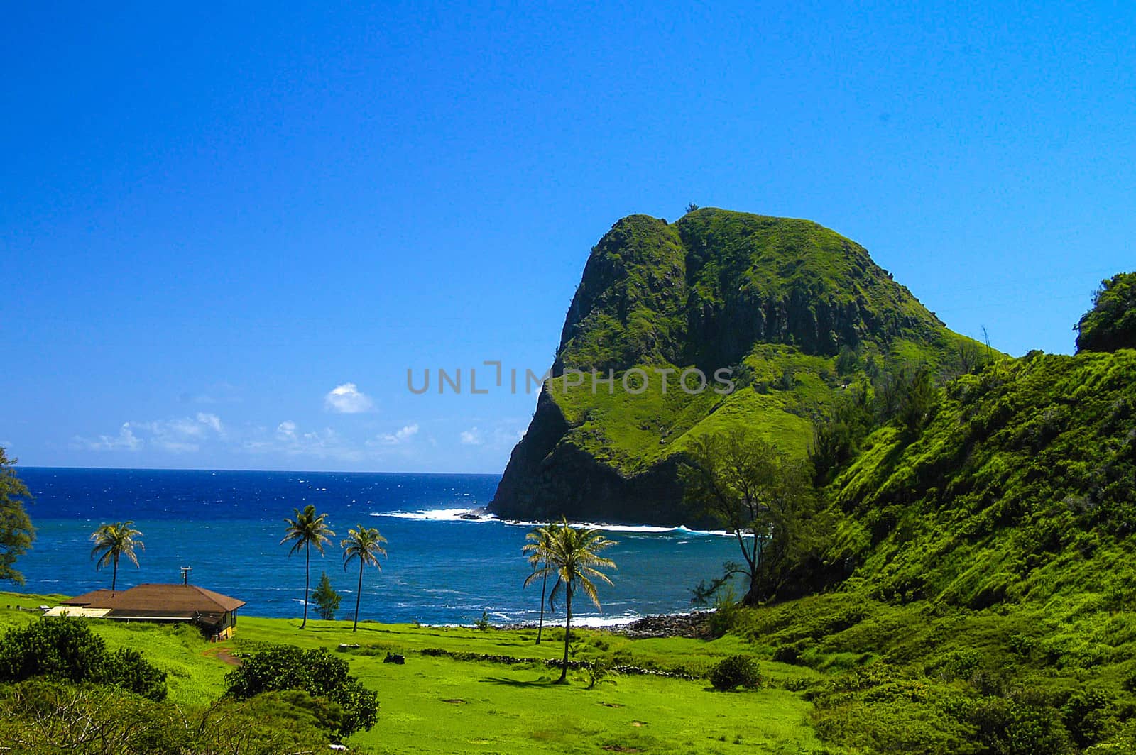 Sheltered cove on Maui's west side