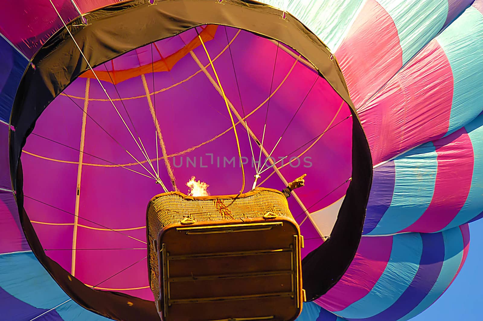 Hot air balloon ascension at Prosser Hot Air Balloon Festival